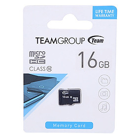 Mua Thẻ Nhớ Micro SDHC Team Group 16GB Class 10 - Hàng Chính Hãng